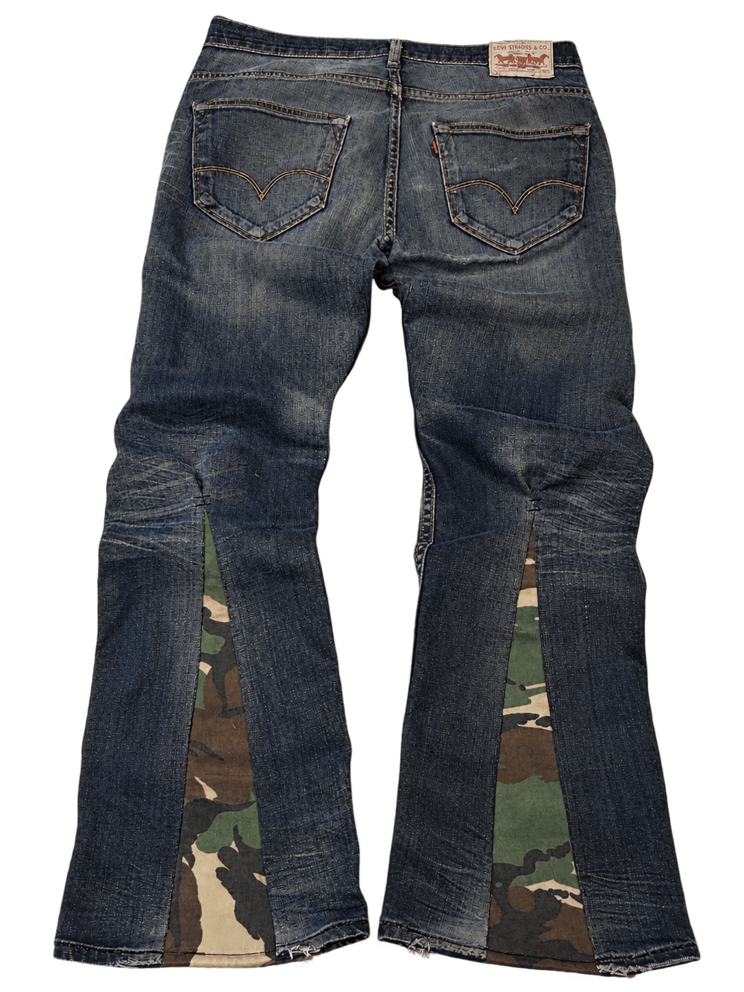 Custom bootcut jeans builder