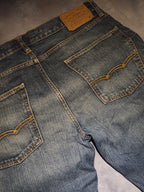 Custom R3VIVED bootcut jeans "American Eagle"