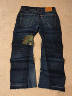 Levis 512 custom bootcut jeans