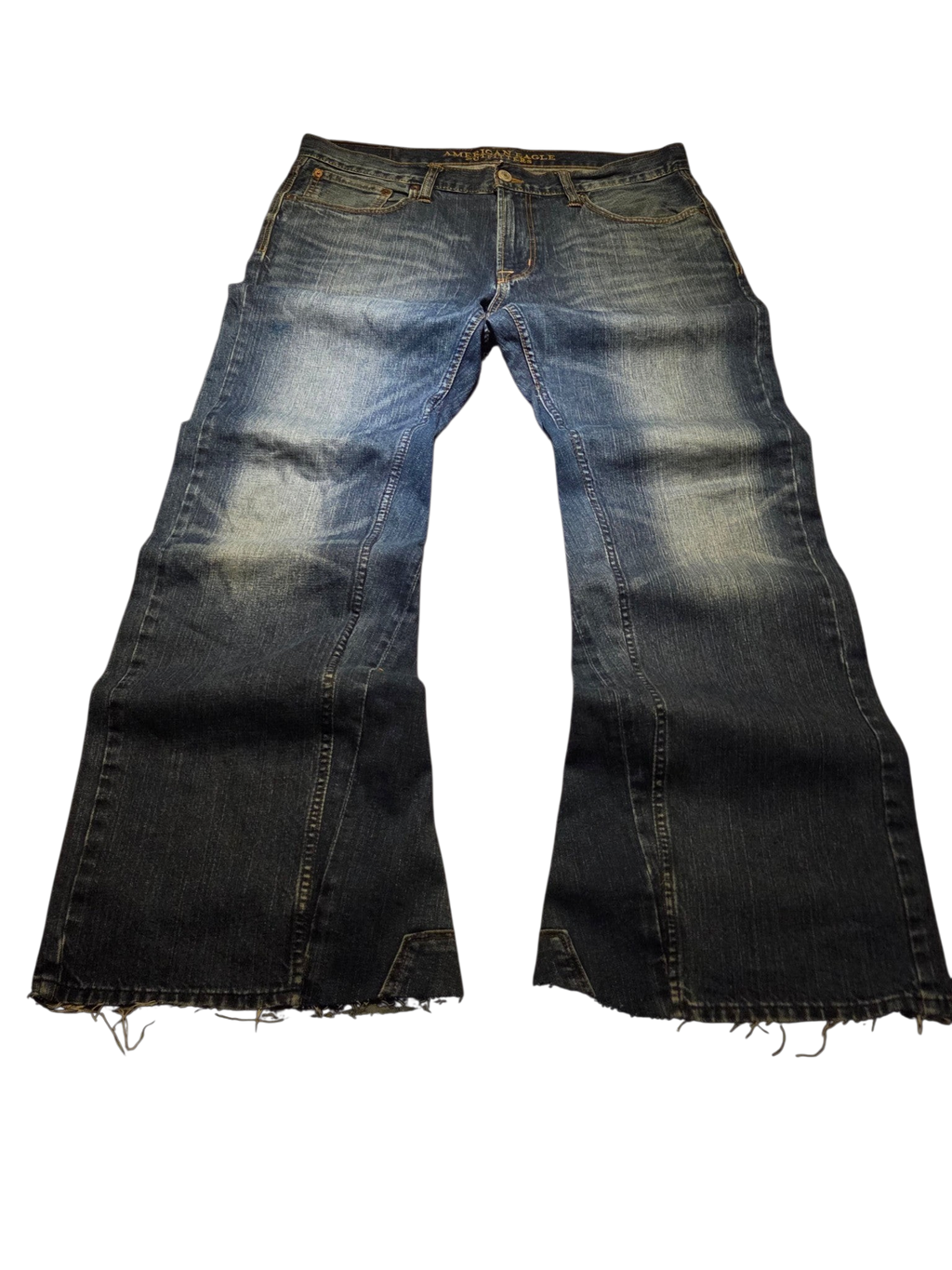 Custom R3VIVED bootcut jeans "American Eagle"