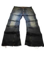 Custom R3VIVED bootcut jeans "American Eagle"