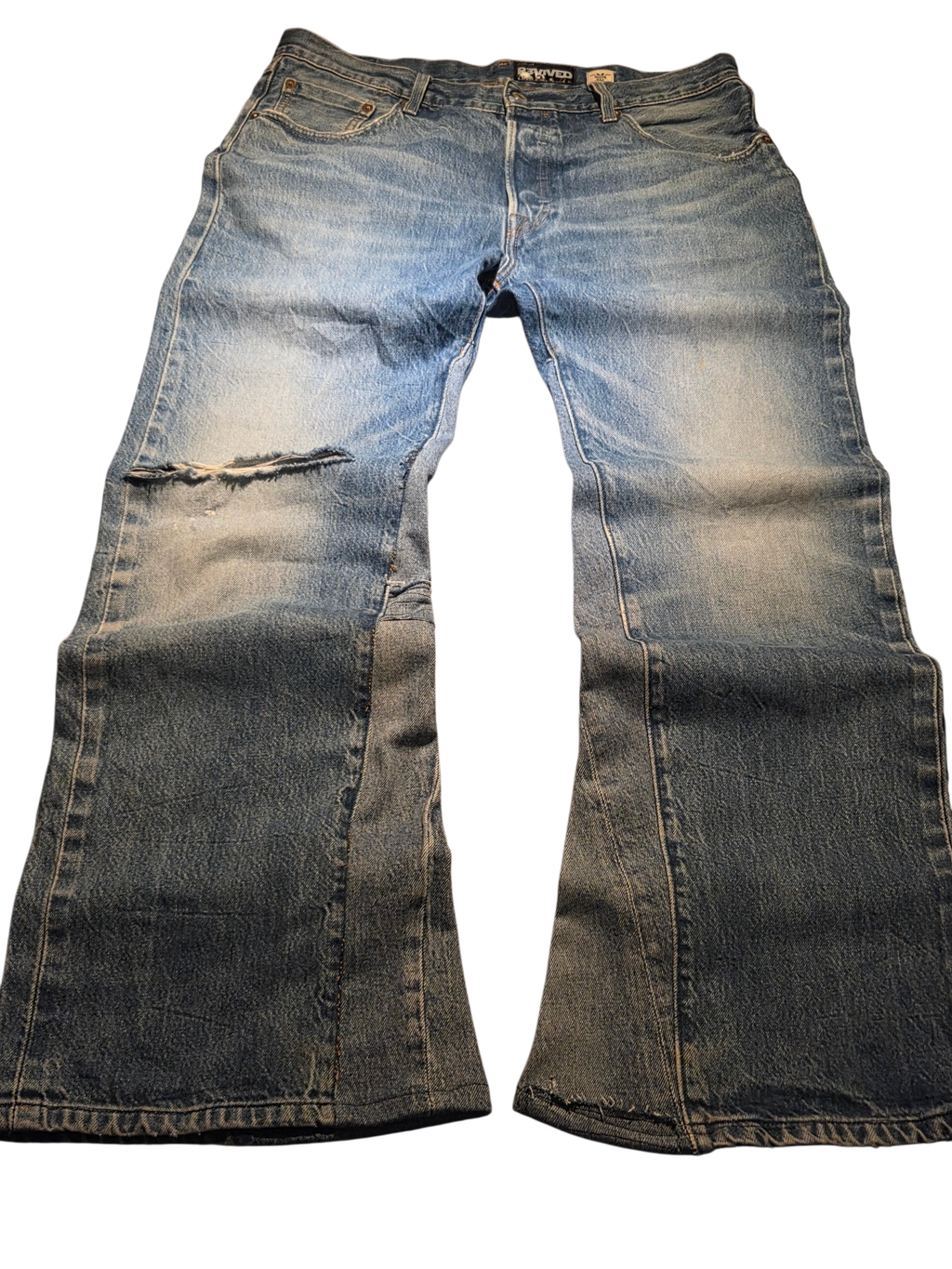 Custom R3VIVED bootcut jeans "LEVI'S 501"