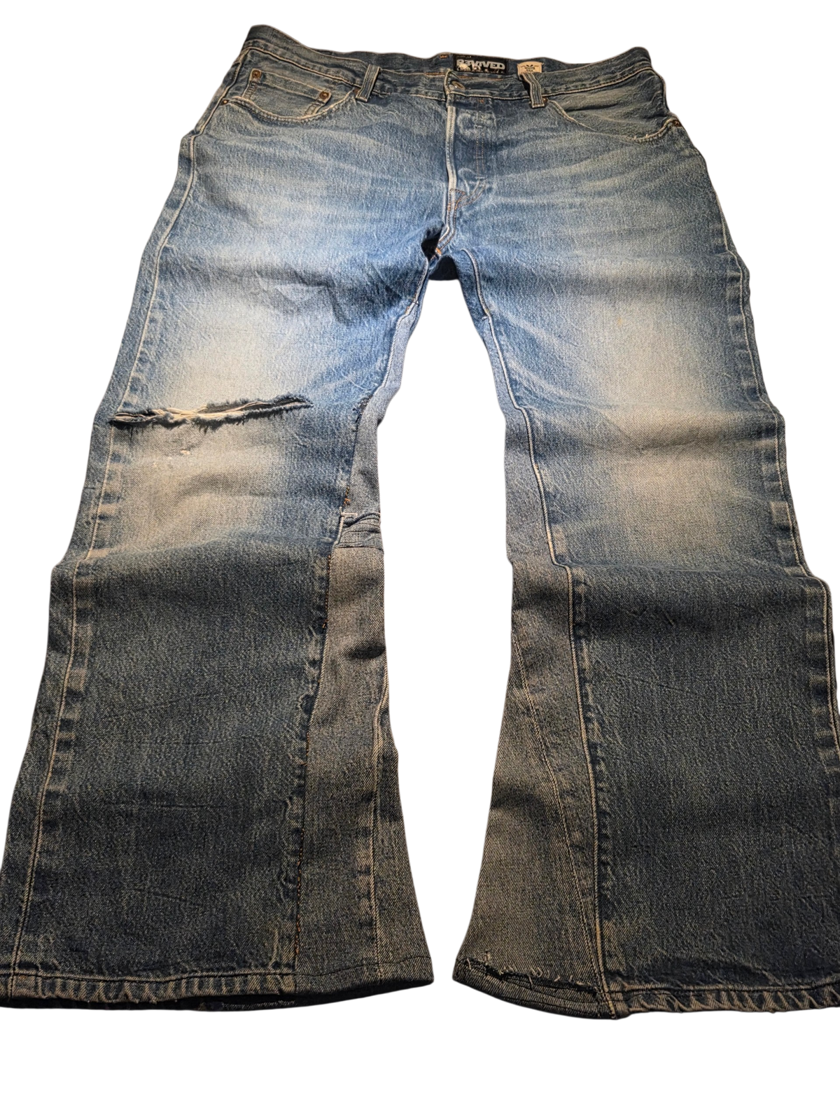 Custom R3VIVED bootcut jeans "LEVI'S 501"