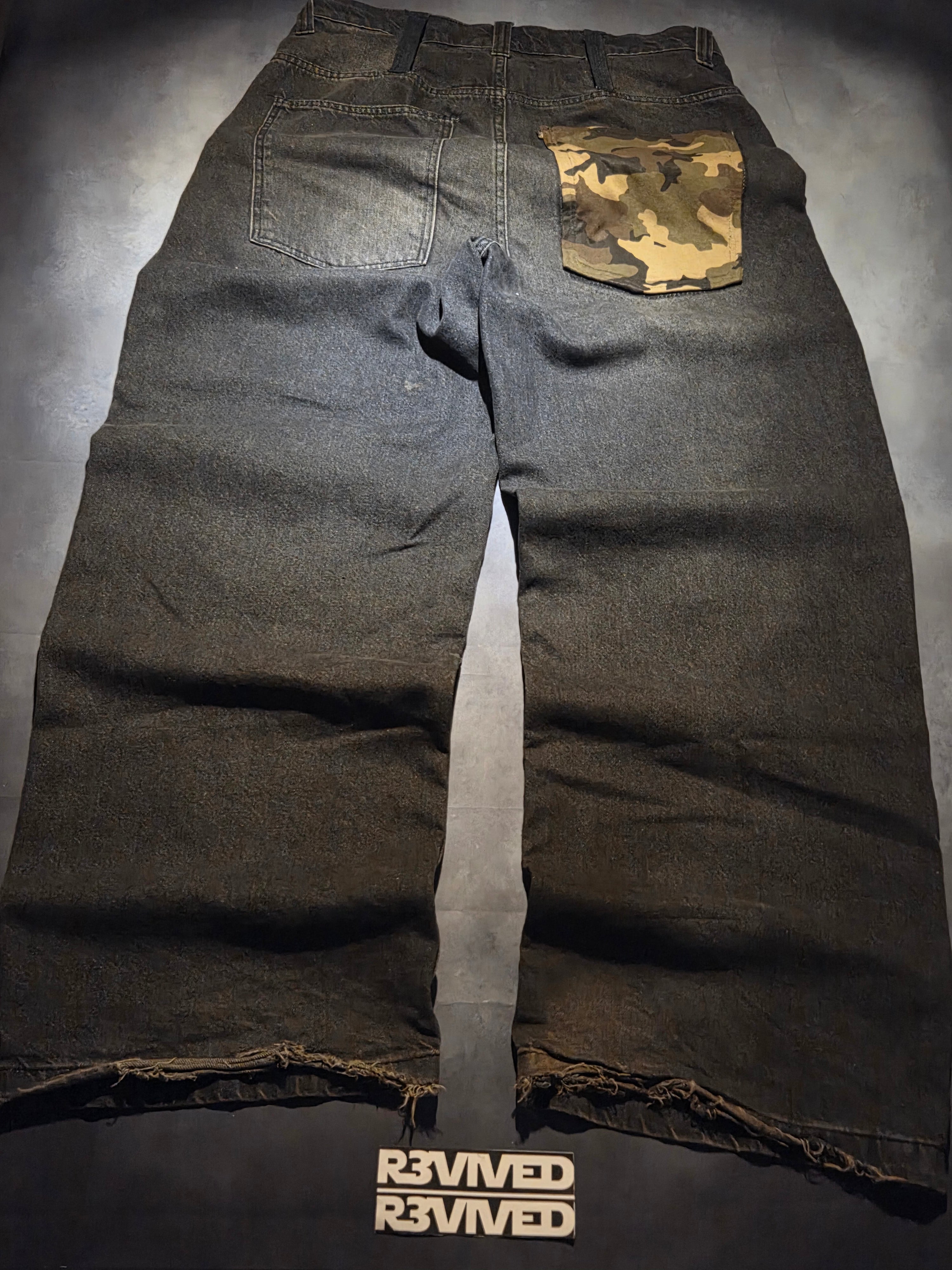 Custom R3VIVED baggy jeans "Jaded London colossus"