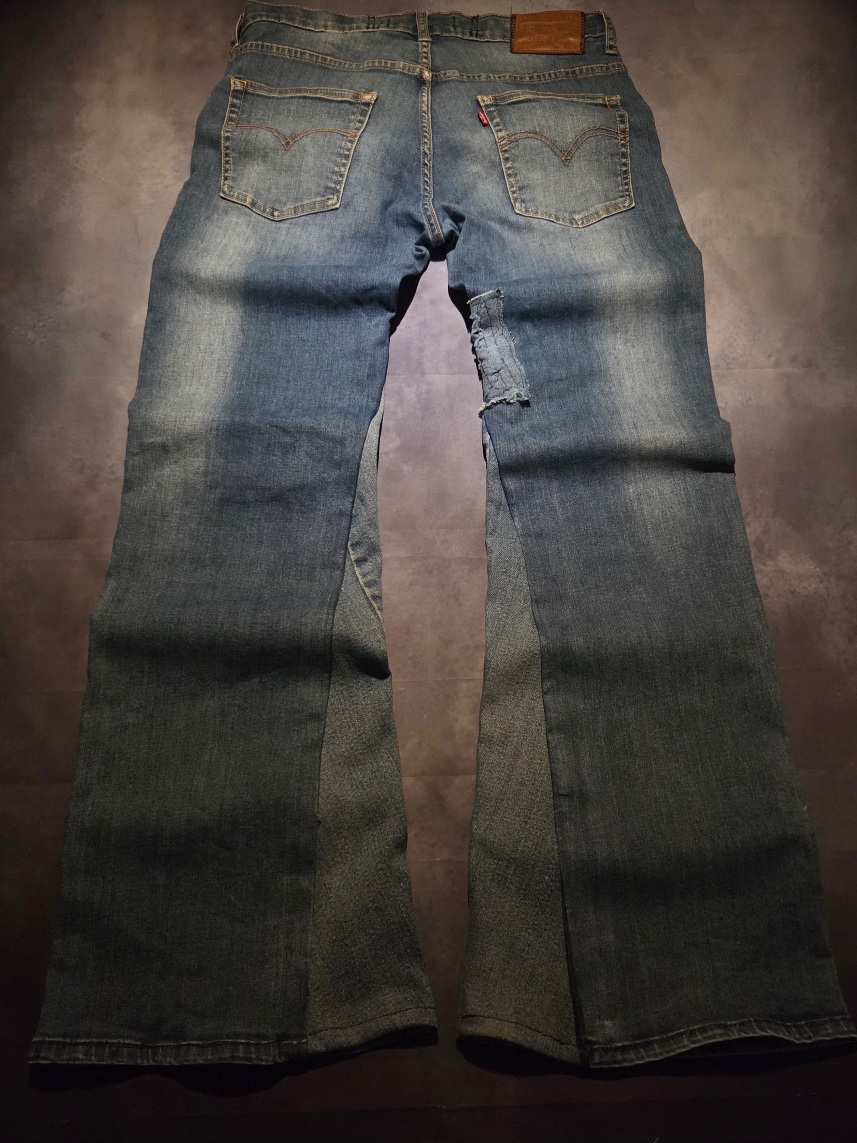 Custom R3VIVED bootcut jeans "LEVIS 511"