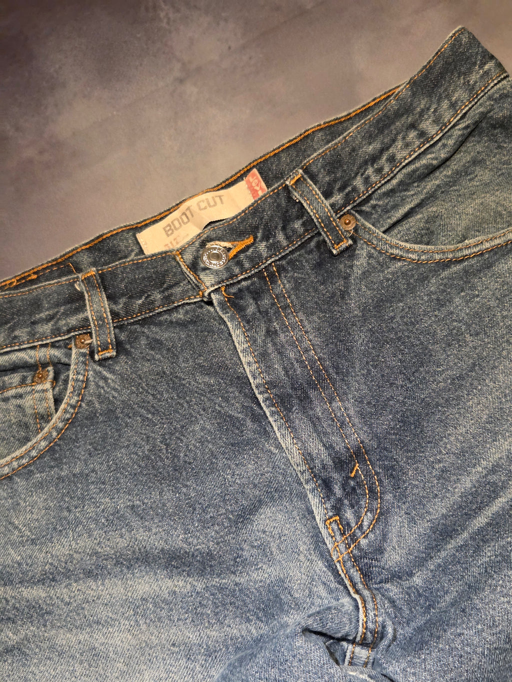 Custom levi's 517 bootcut jeans "R3VIVED"
