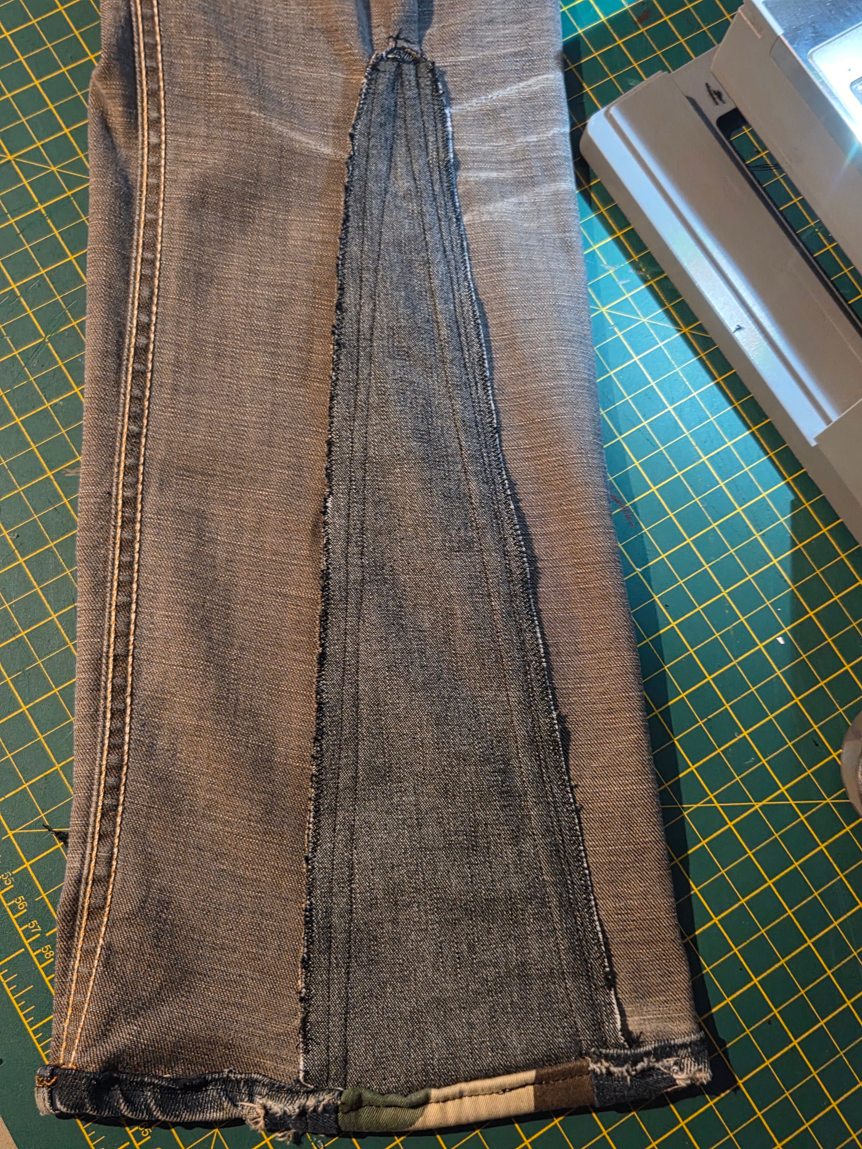Custom levi bootcut jeans