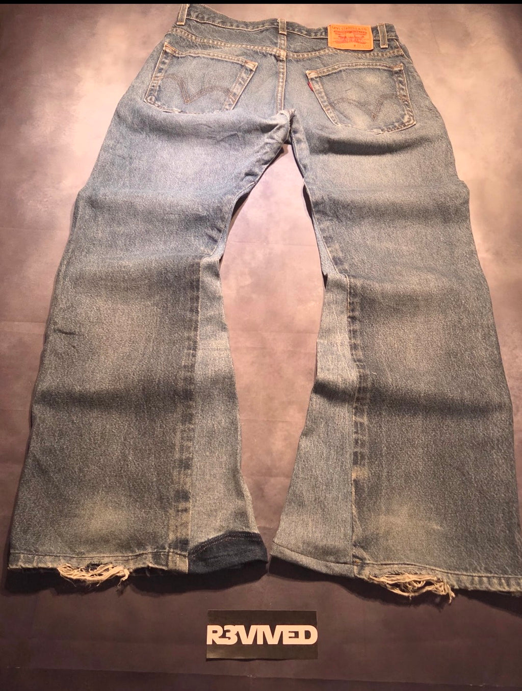 Custom levi's 517 bootcut jeans "R3VIVED"