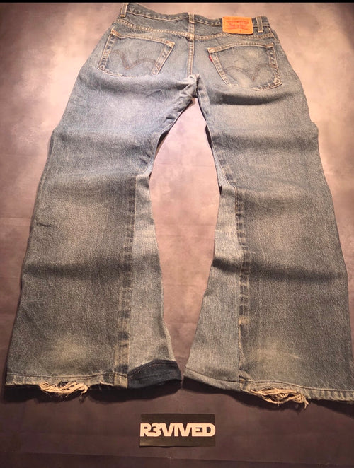 Custom levi's 517 bootcut jeans "R3VIVED"