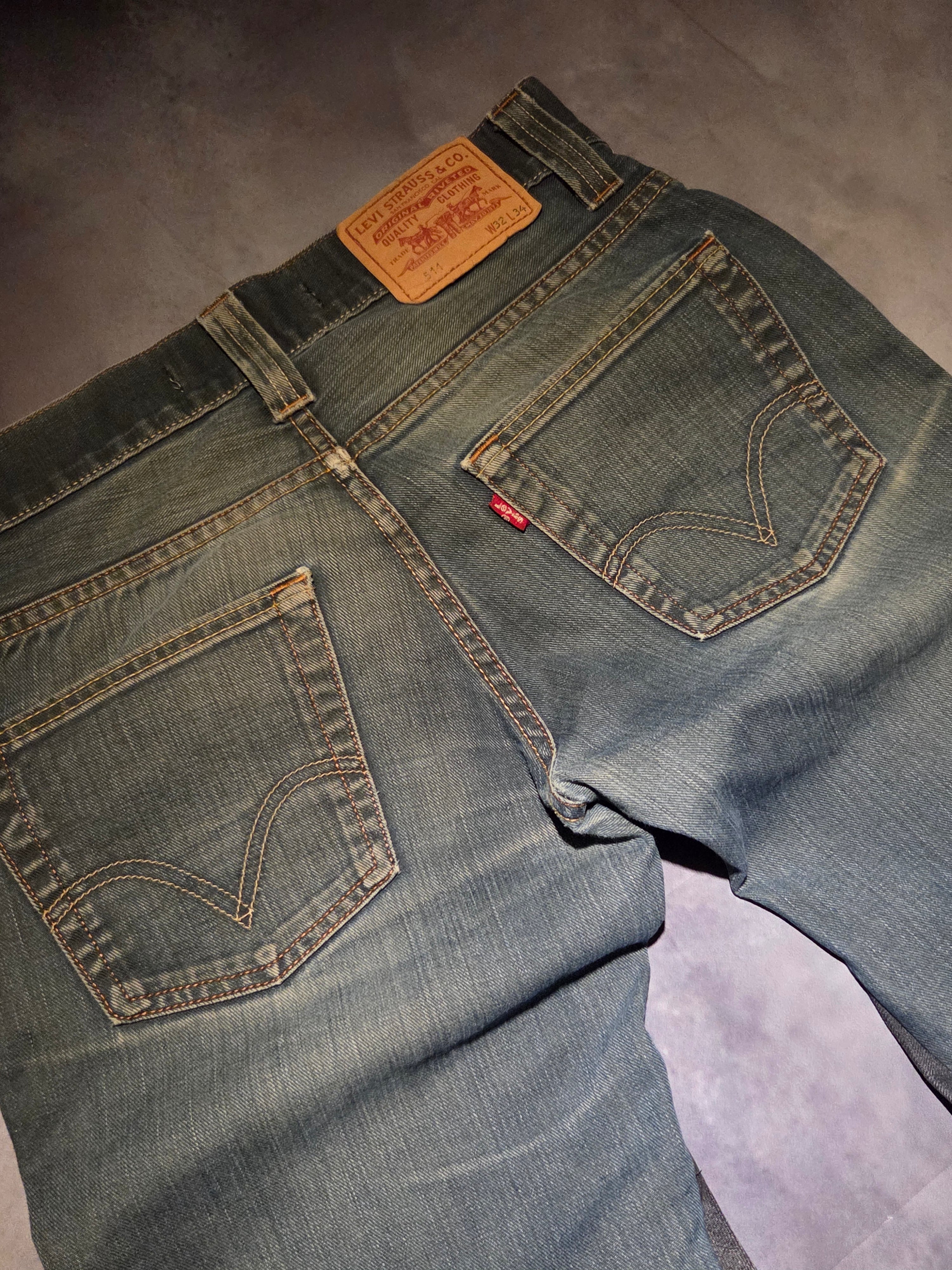 Custom R3VIVED bootcut jeans "LEVI'S 511"