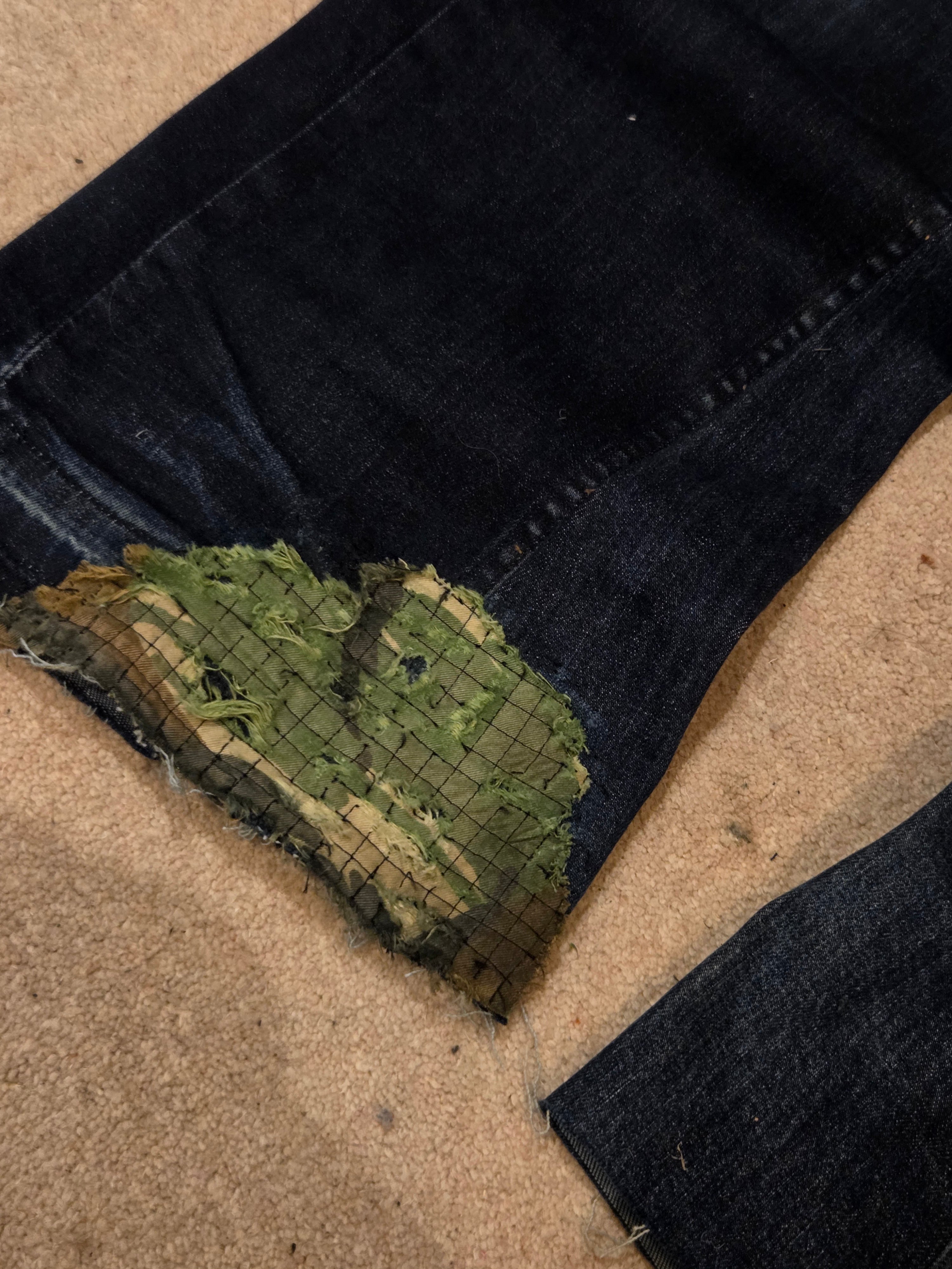 Levis 512 custom bootcut jeans