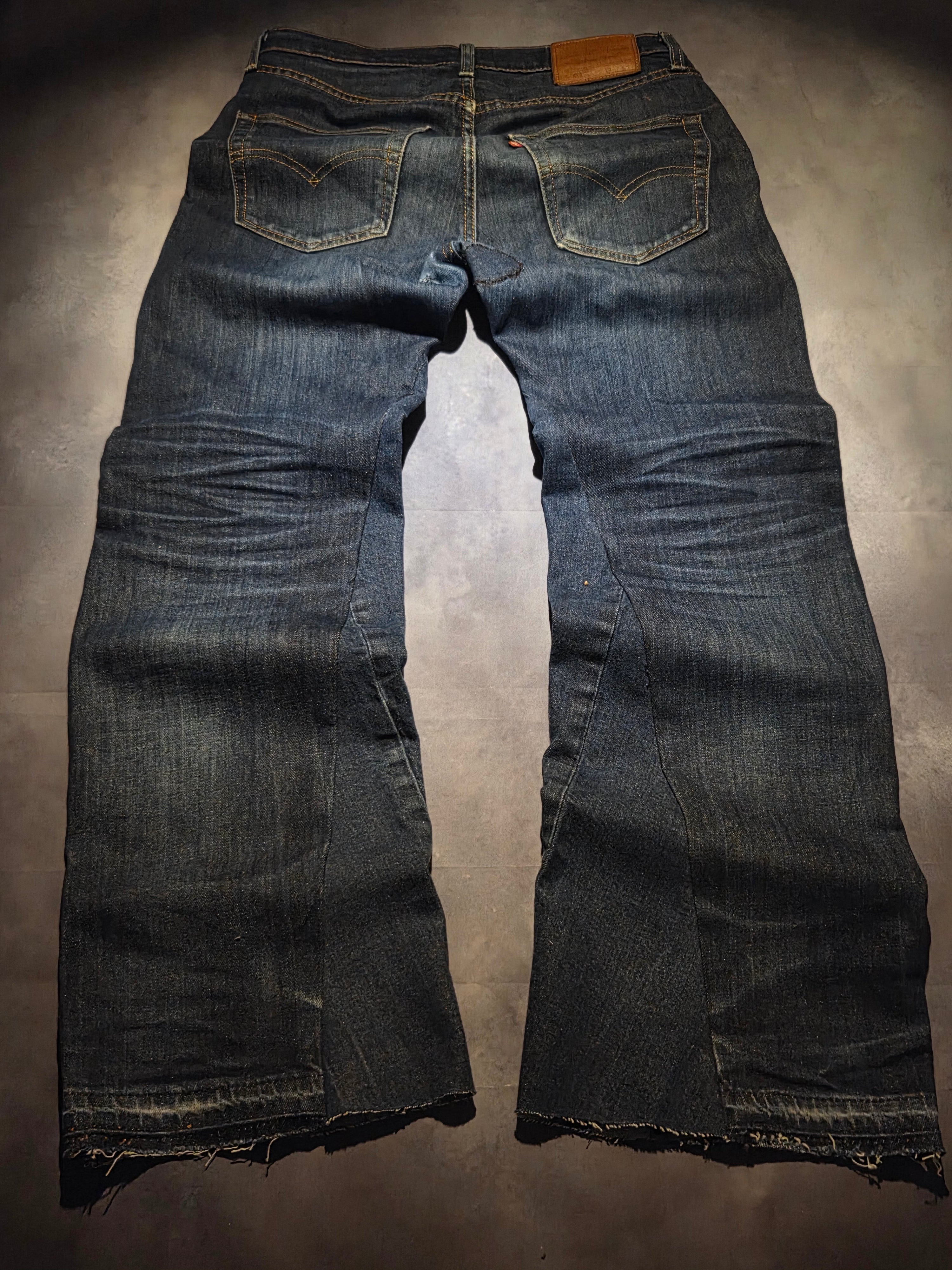 Custom R3VIVED bootcut jeans "levi 511"
