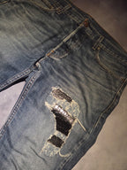 Custom hollister bootcut jeans