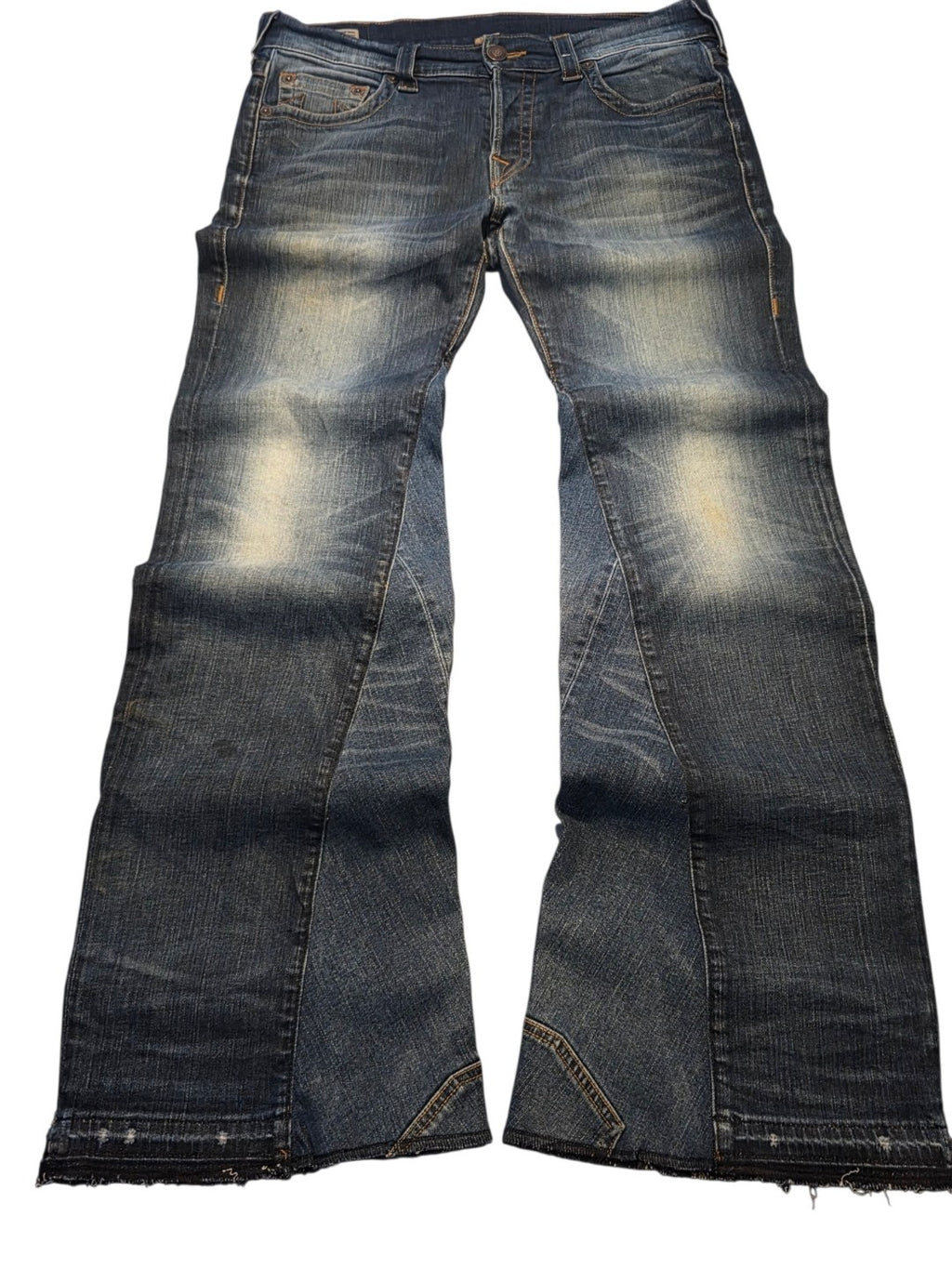 Custom bootcut jeans builder (blue)