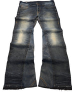 Custom bootcut jeans builder (blue)