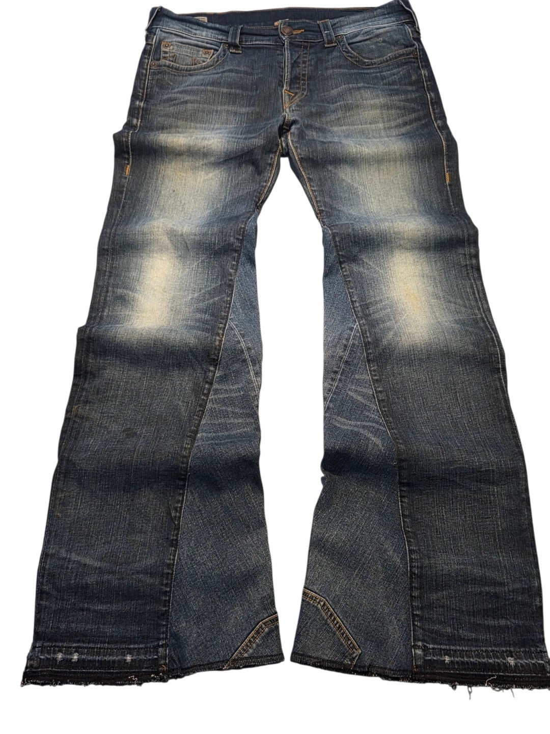 Custom bootcut jeans builder (blue)