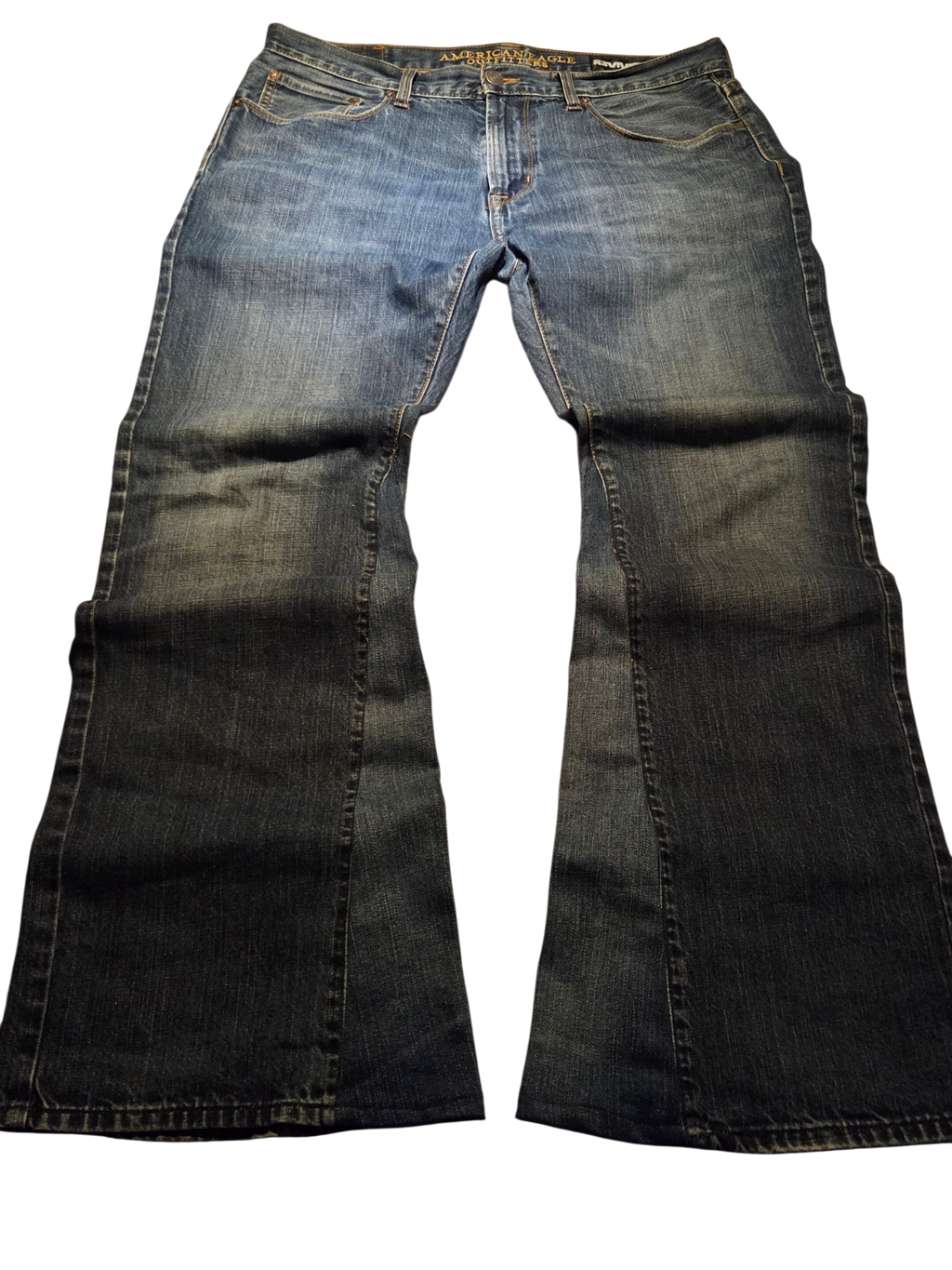Custom R3VIVED bootcut jeans "American Eagle"