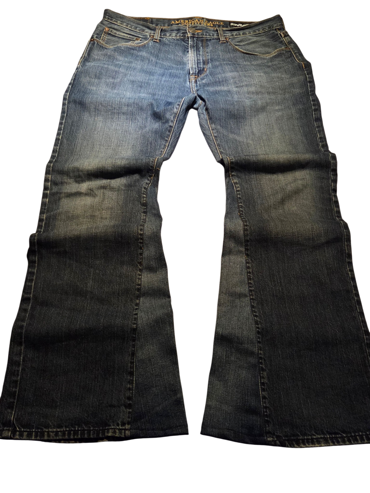 Custom R3VIVED bootcut jeans "American Eagle"