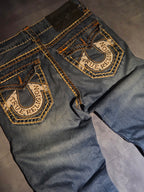 Custom R3VIVED bootcut jeans "true religion"