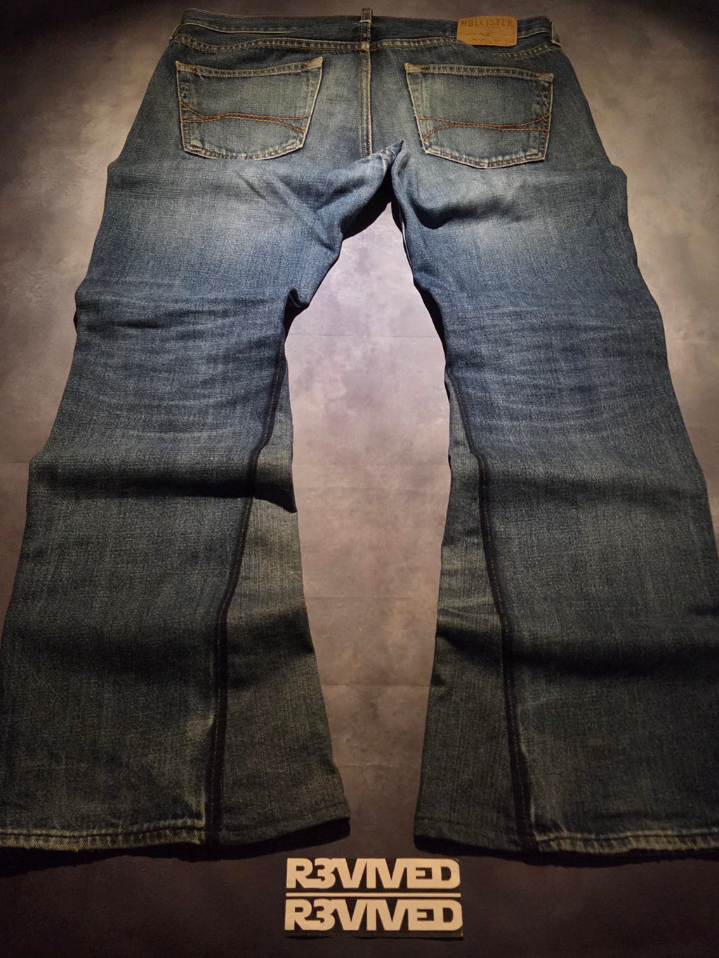 Custom hollister bootcut jeans